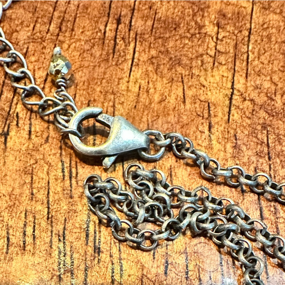Sterling Silver, Herkimer Diamond Necklace - Picture 3 of 4